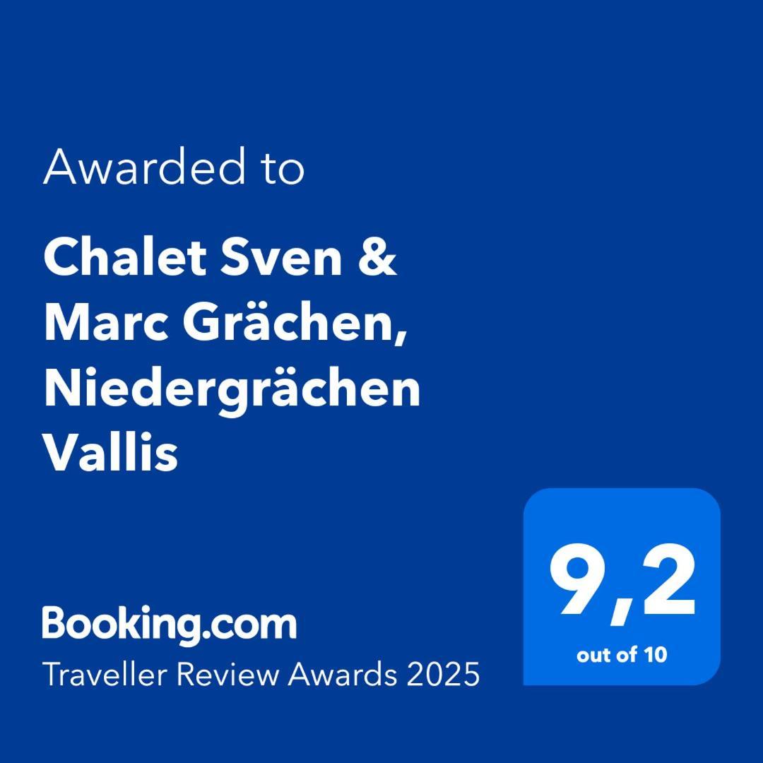 Chalet Sven & Marc Graechen, Niedergraechen Vallis Санкт Никлаус Екстериор снимка